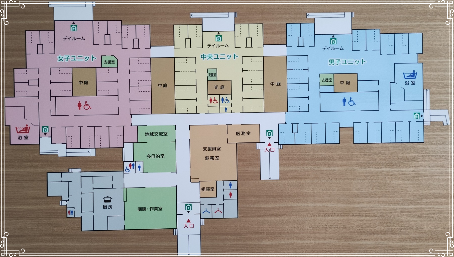 図：館内図